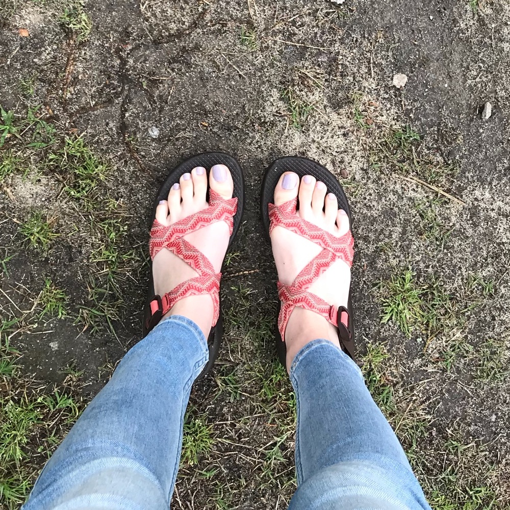 Pink Chacos